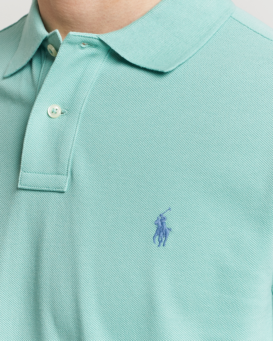 Herren | Poloshirts | Polo Ralph Lauren | Custom Slim Fit Polo Celadon