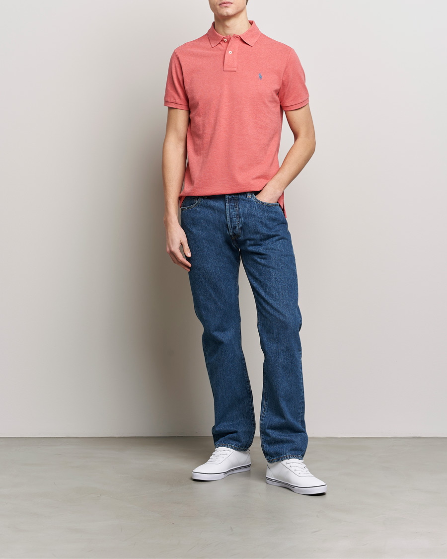 Herren | Poloshirts | Polo Ralph Lauren | Custom Slim Fit Polo Highland Rose Heahter