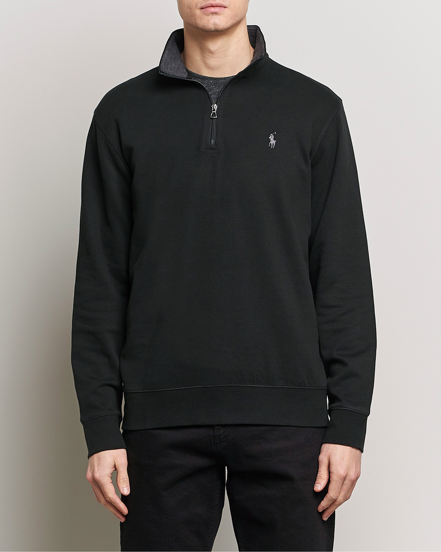 Herren | Half-zip | Polo Ralph Lauren | Double Knit Half-Zip Sweater Polo Black