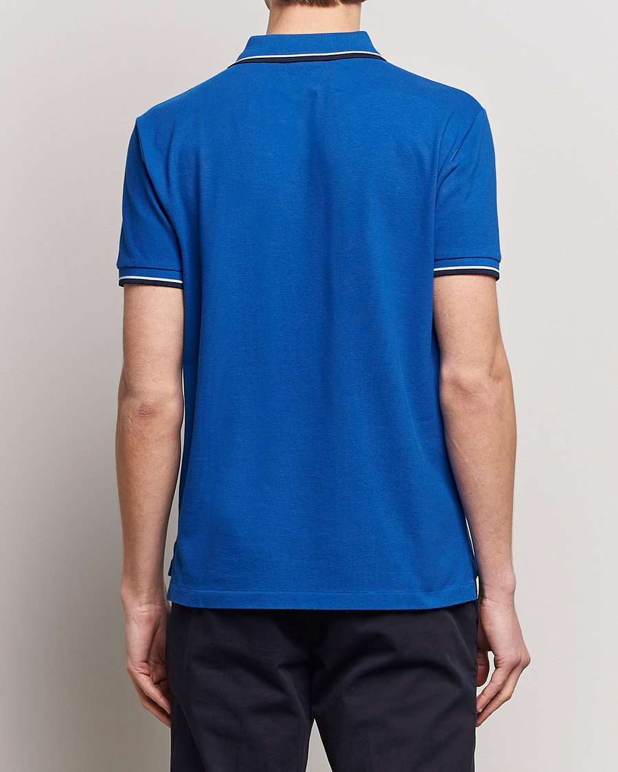 Herren | Poloshirts | Polo Ralph Lauren | Custom Slim Fit Tipped Polo Heritage Blue