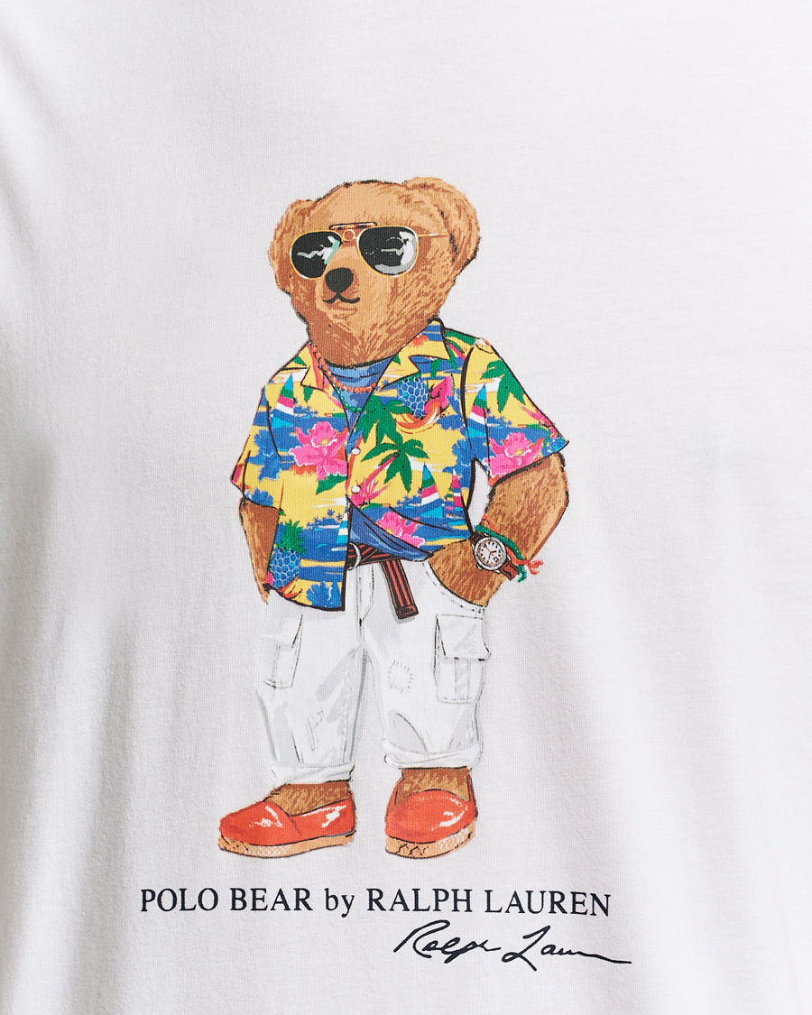 Herren | T-Shirts | Polo Ralph Lauren | Printed Bear Crew Neck T-Shirt White