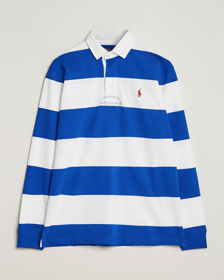 Herren | Pullover | Polo Ralph Lauren | Jersey Striped Rugger Cruise Royal/White