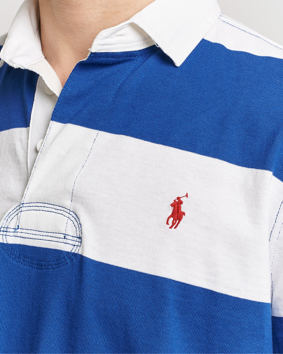 Herren | Pullover | Polo Ralph Lauren | Jersey Striped Rugger Cruise Royal/White