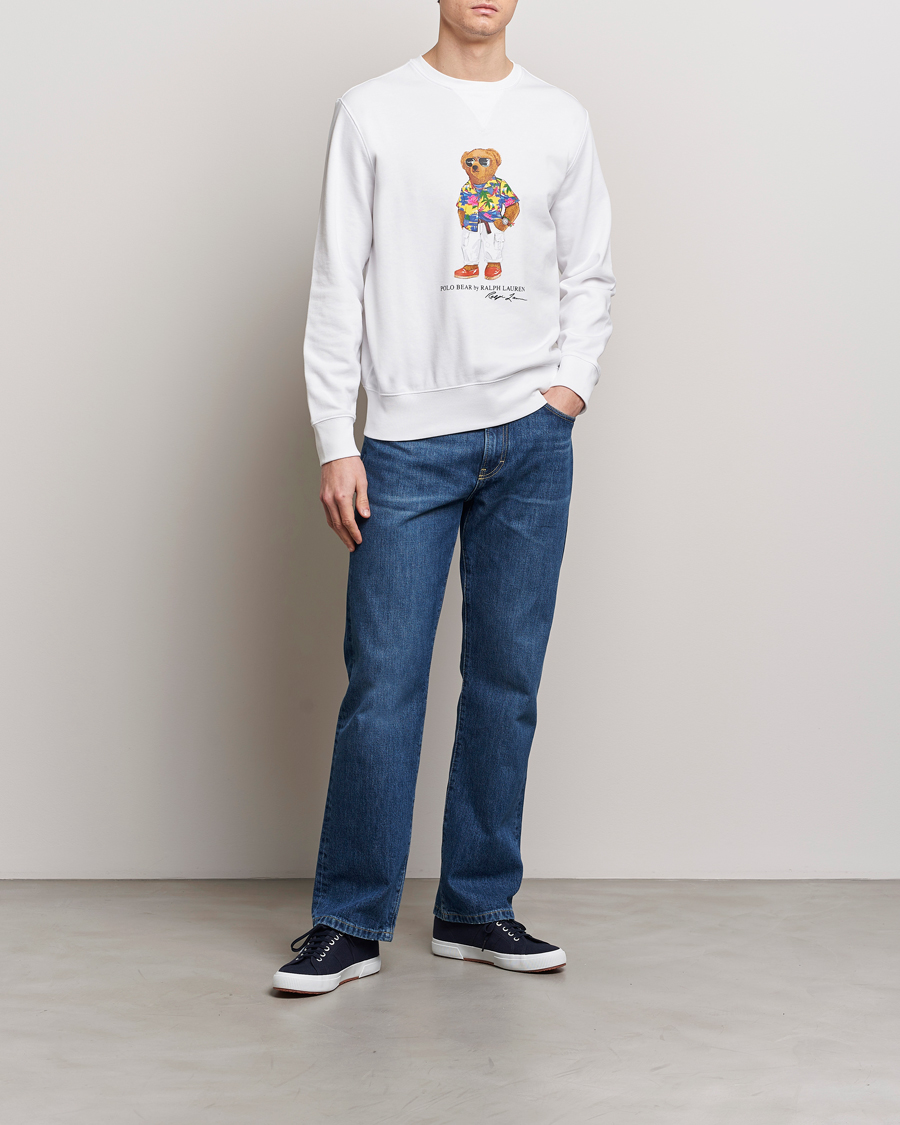 Herren | Pullover | Polo Ralph Lauren | Beach Club Bear Sweatshirt White