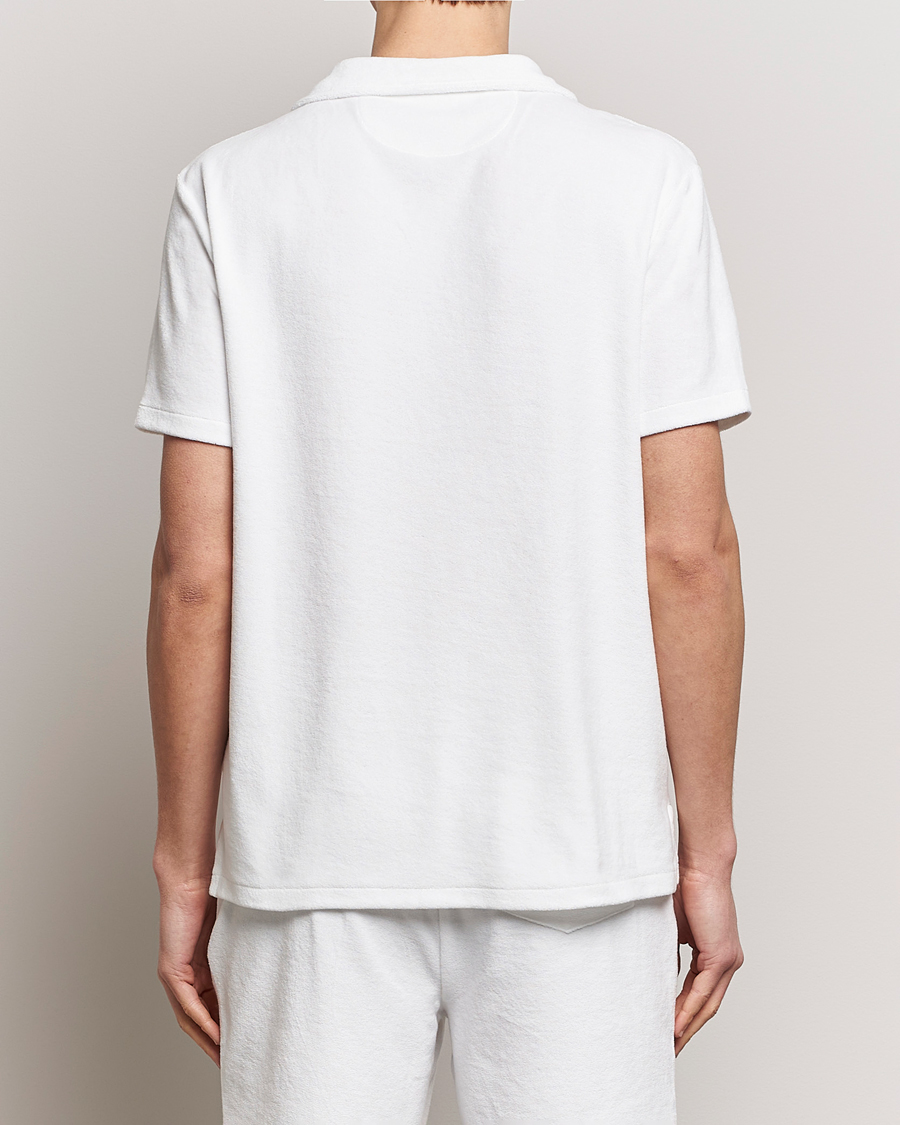 Herren | Poloshirts | Polo Ralph Lauren | Cotton Terry Open Collar Polo White