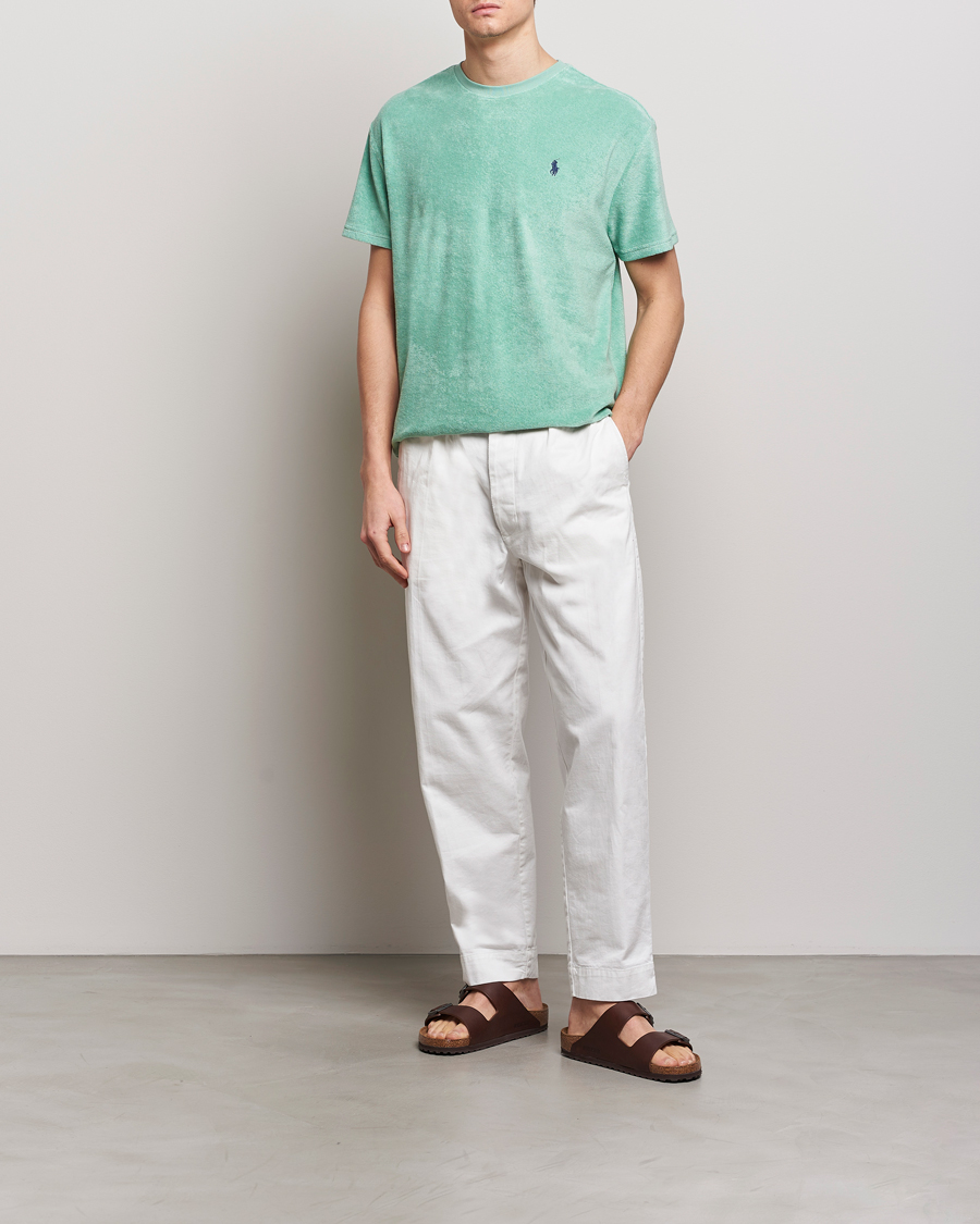 Herren | T-Shirts | Polo Ralph Lauren | Terry Cotton T-Shirt Celadon