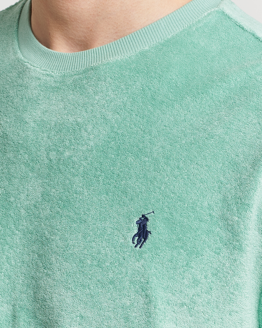 Herren | T-Shirts | Polo Ralph Lauren | Terry Cotton T-Shirt Celadon