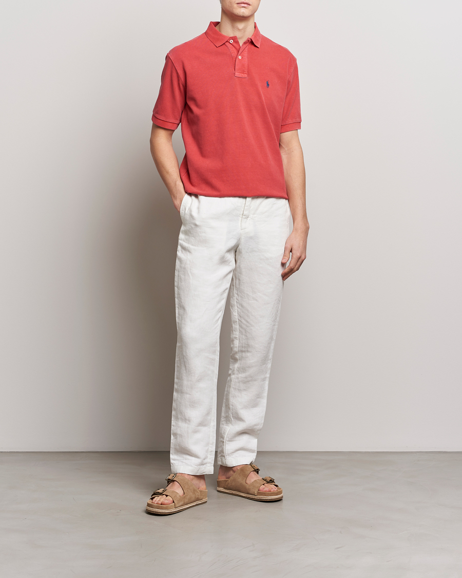 Herren | Poloshirts | Polo Ralph Lauren | Heritage Mesh Polo Red