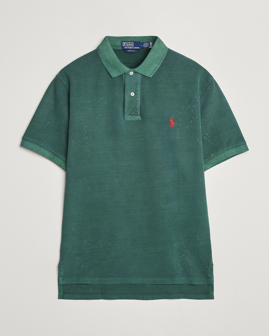 Herren | Poloshirts | Polo Ralph Lauren | Heritage Mesh Polo Kelly Green