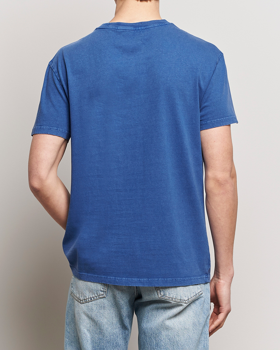 Herren | T-Shirts | Polo Ralph Lauren | Cotton Linen Crew Neck T-Shirt Beach Royal
