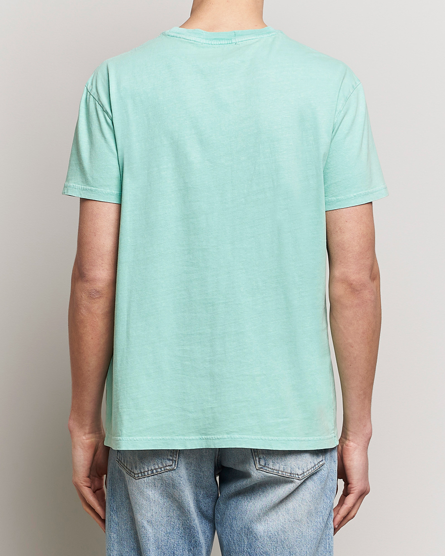 Herren | T-Shirts | Polo Ralph Lauren | Cotton Linen Crew Neck T-Shirt Celadon