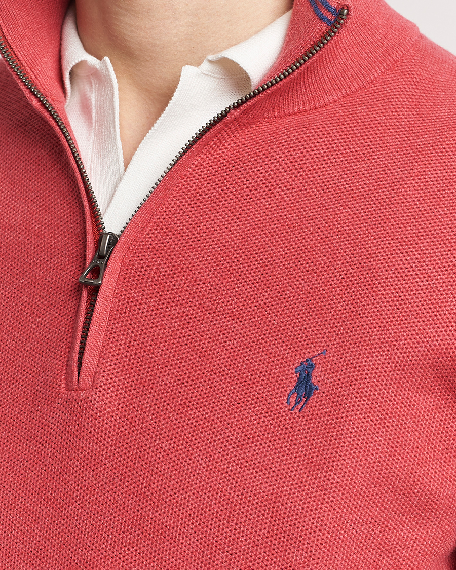 Herren | Pullover | Polo Ralph Lauren | Textured Half Zip Nantucket Red Heather