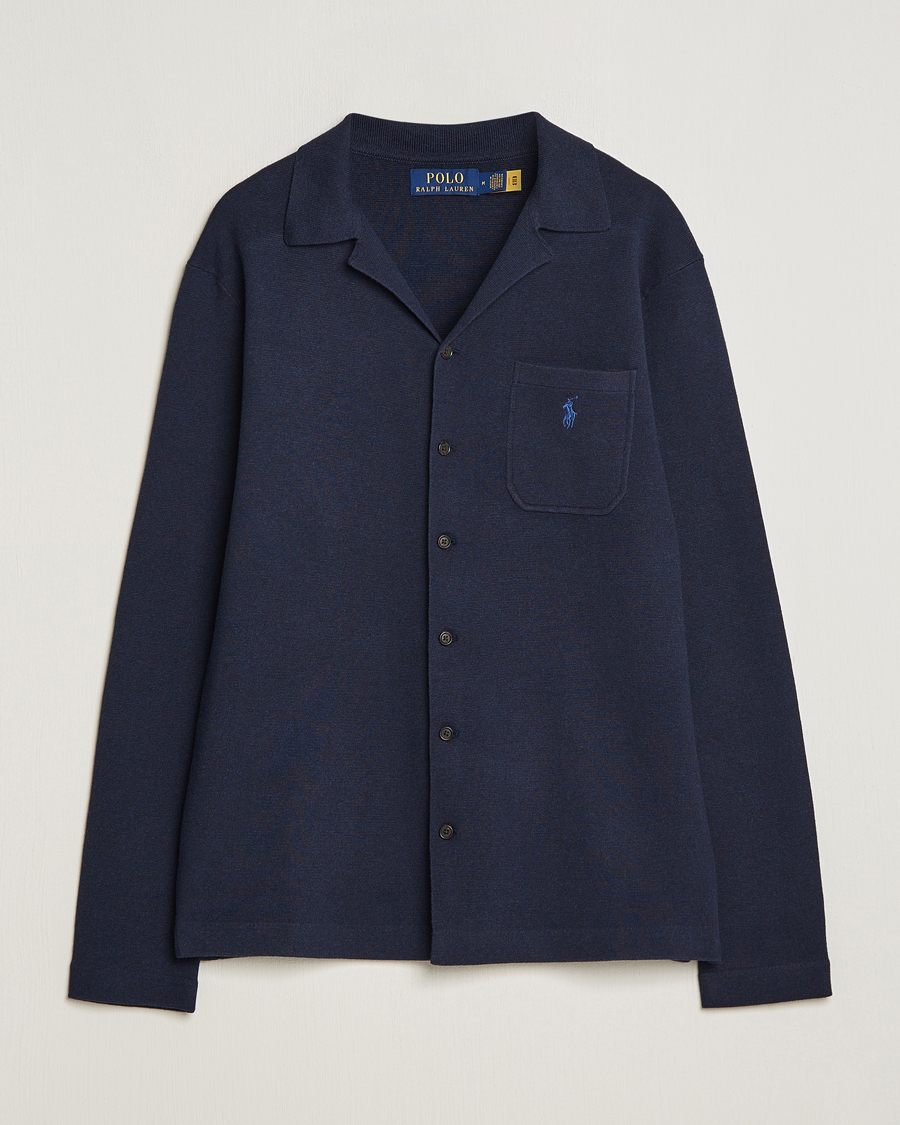Herren | Pullover | Polo Ralph Lauren | Cotton Knitted Cardigan Navy Heather