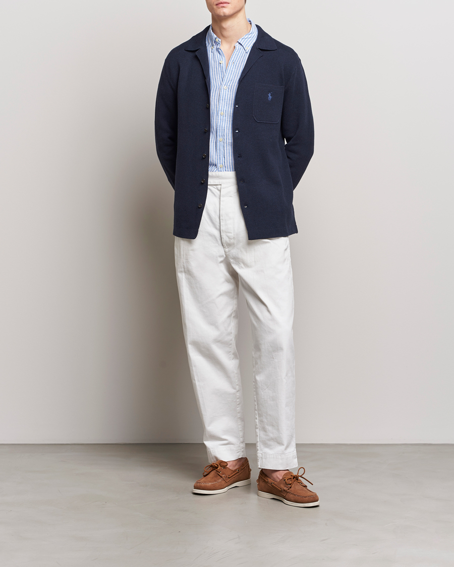 Herren | Pullover | Polo Ralph Lauren | Cotton Knitted Cardigan Navy Heather