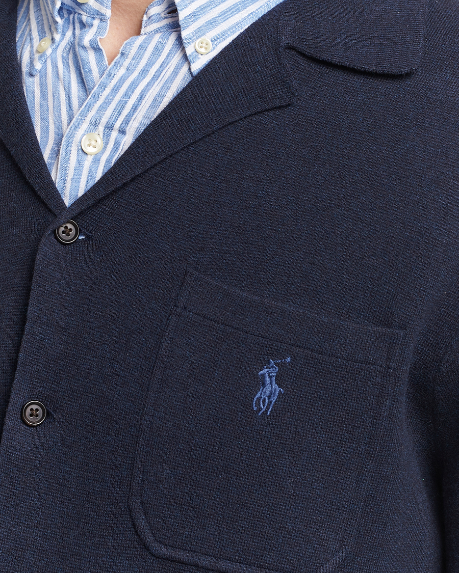 Herren | Pullover | Polo Ralph Lauren | Cotton Knitted Cardigan Navy Heather
