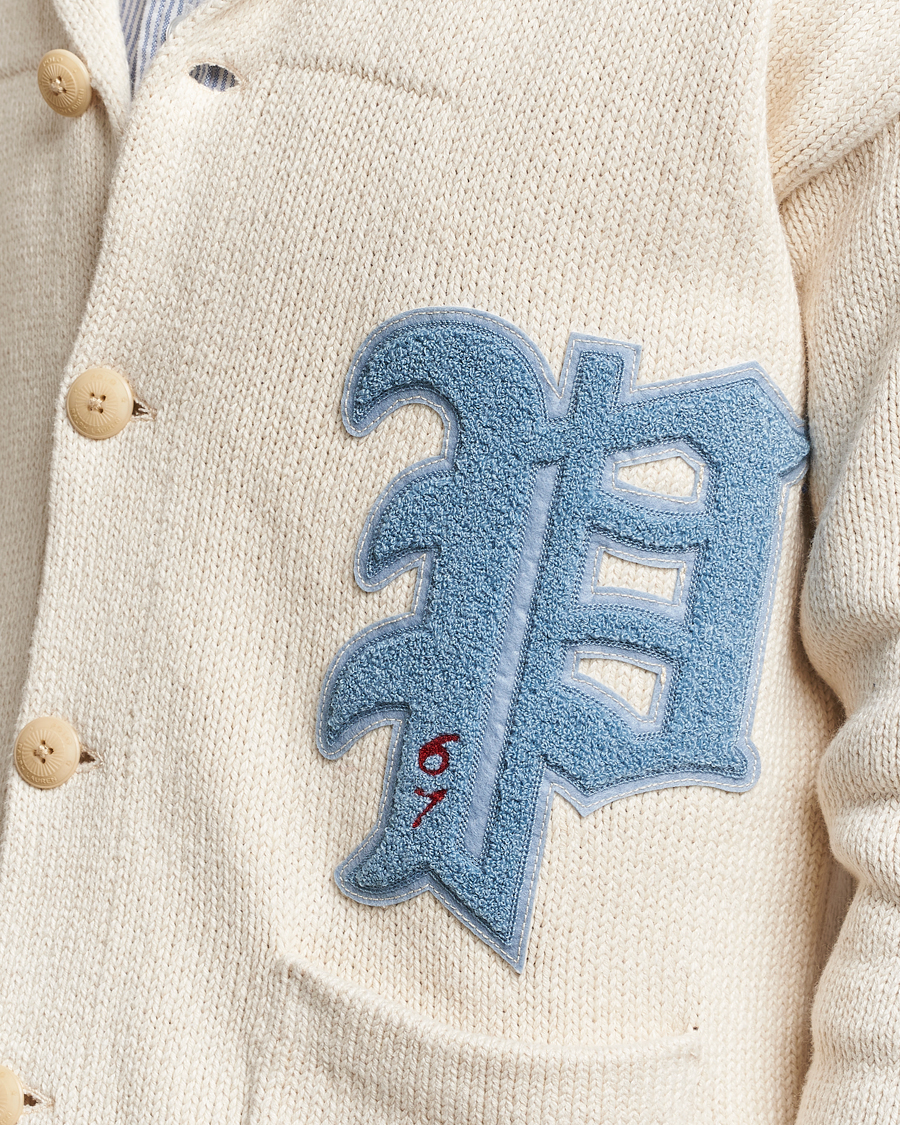 Herren | Pullover | Polo Ralph Lauren | Cotton/Linen Shawl Collar Cardigan Andover Cream