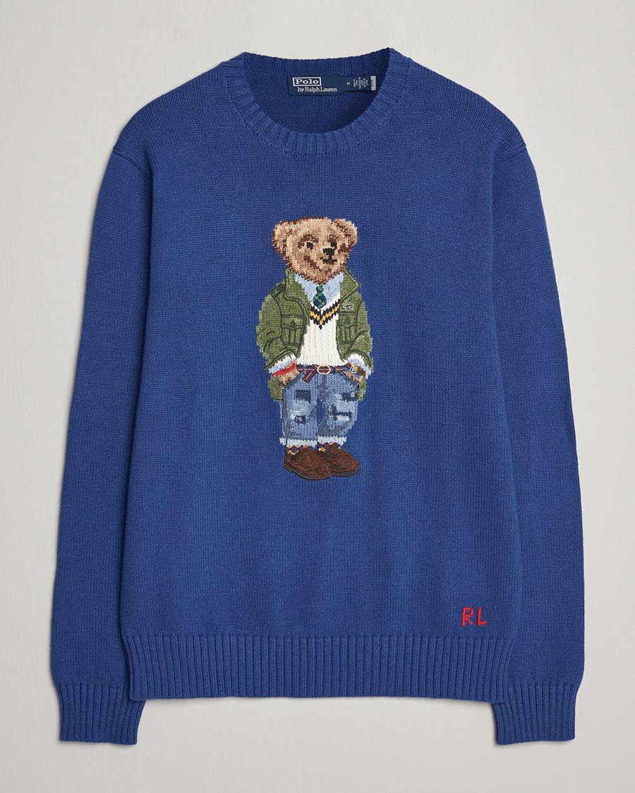 Herren | Pullover | Polo Ralph Lauren | Knitted Bear Sweater Beach Royal