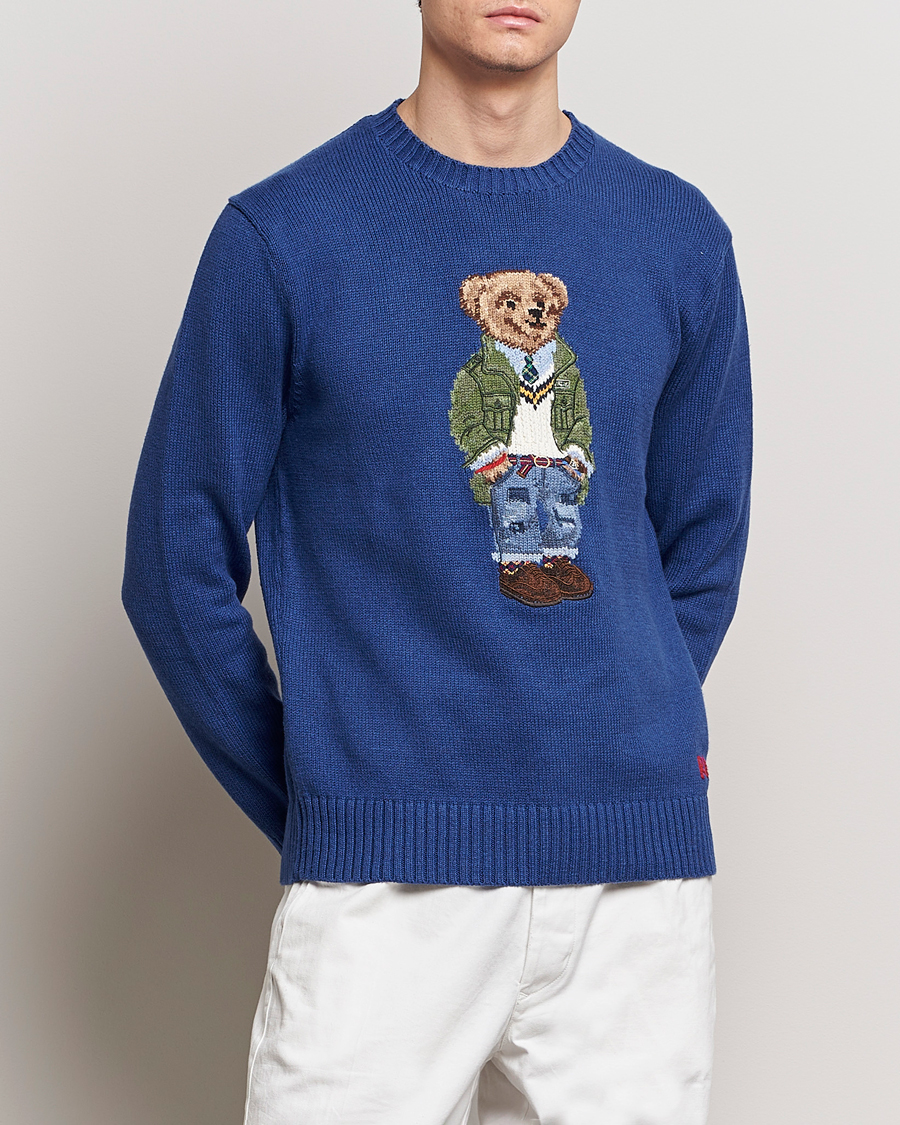 Herren | Pullover | Polo Ralph Lauren | Knitted Bear Sweater Beach Royal