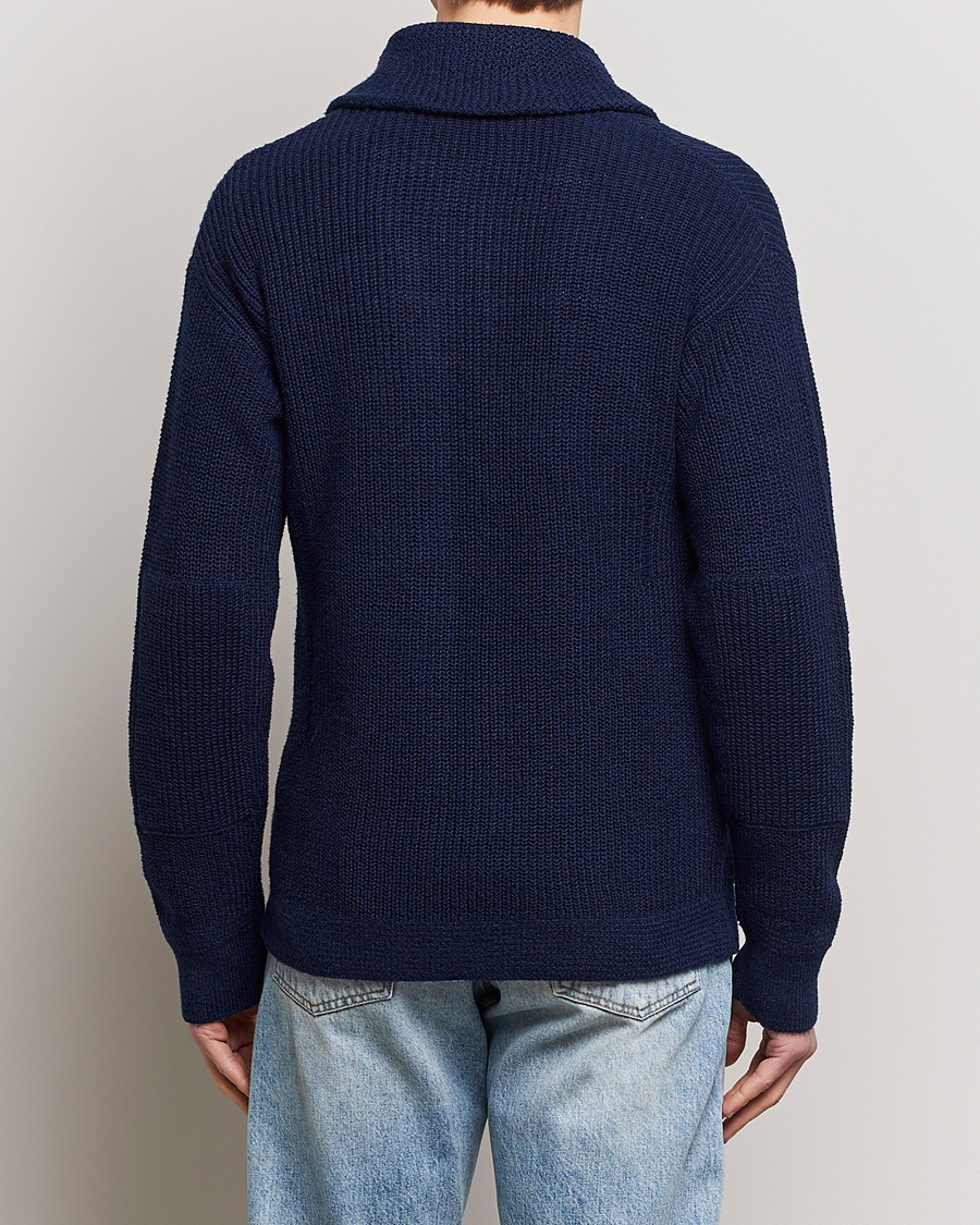 Herren | Pullover | Polo Ralph Lauren | Cotton/Linen Shawl Collar Cardigan Bright Navy