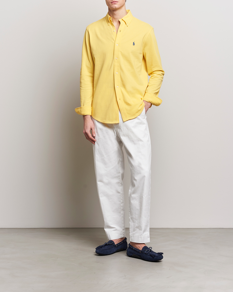 Herren | Hemden | Polo Ralph Lauren | Featherweight Mesh Shirt Oasis Yellow
