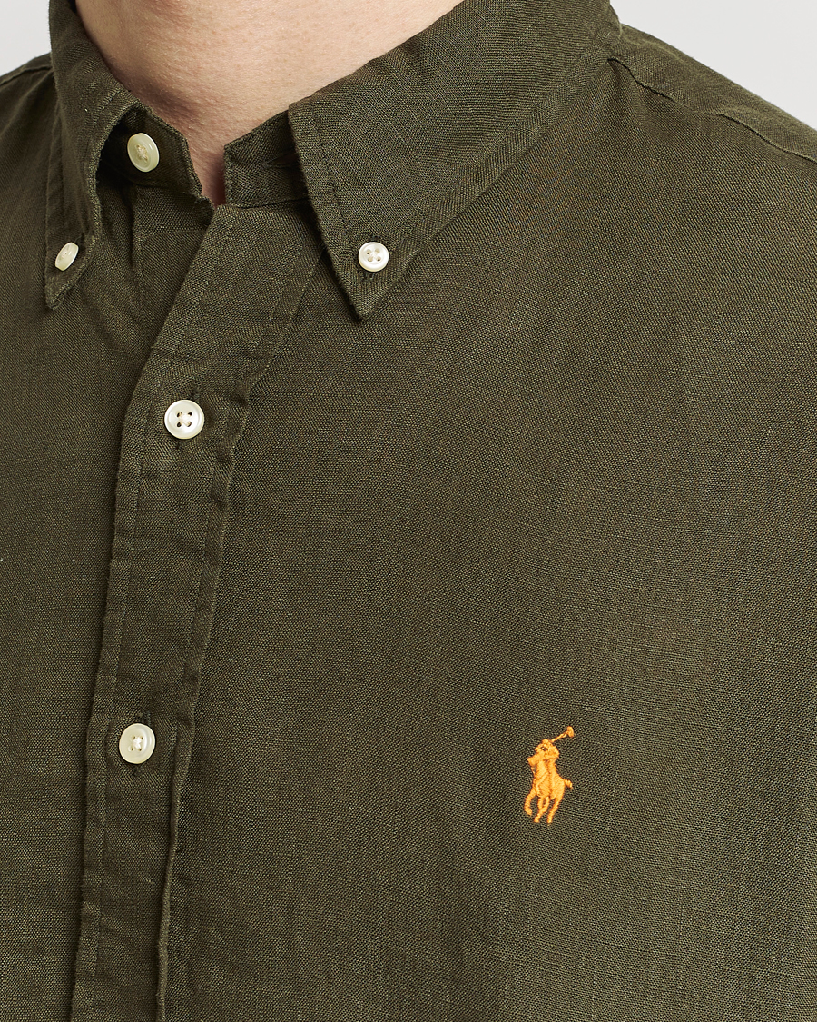 Herren | Hemden | Polo Ralph Lauren | Custom Fit Linen Button Down Armadillo