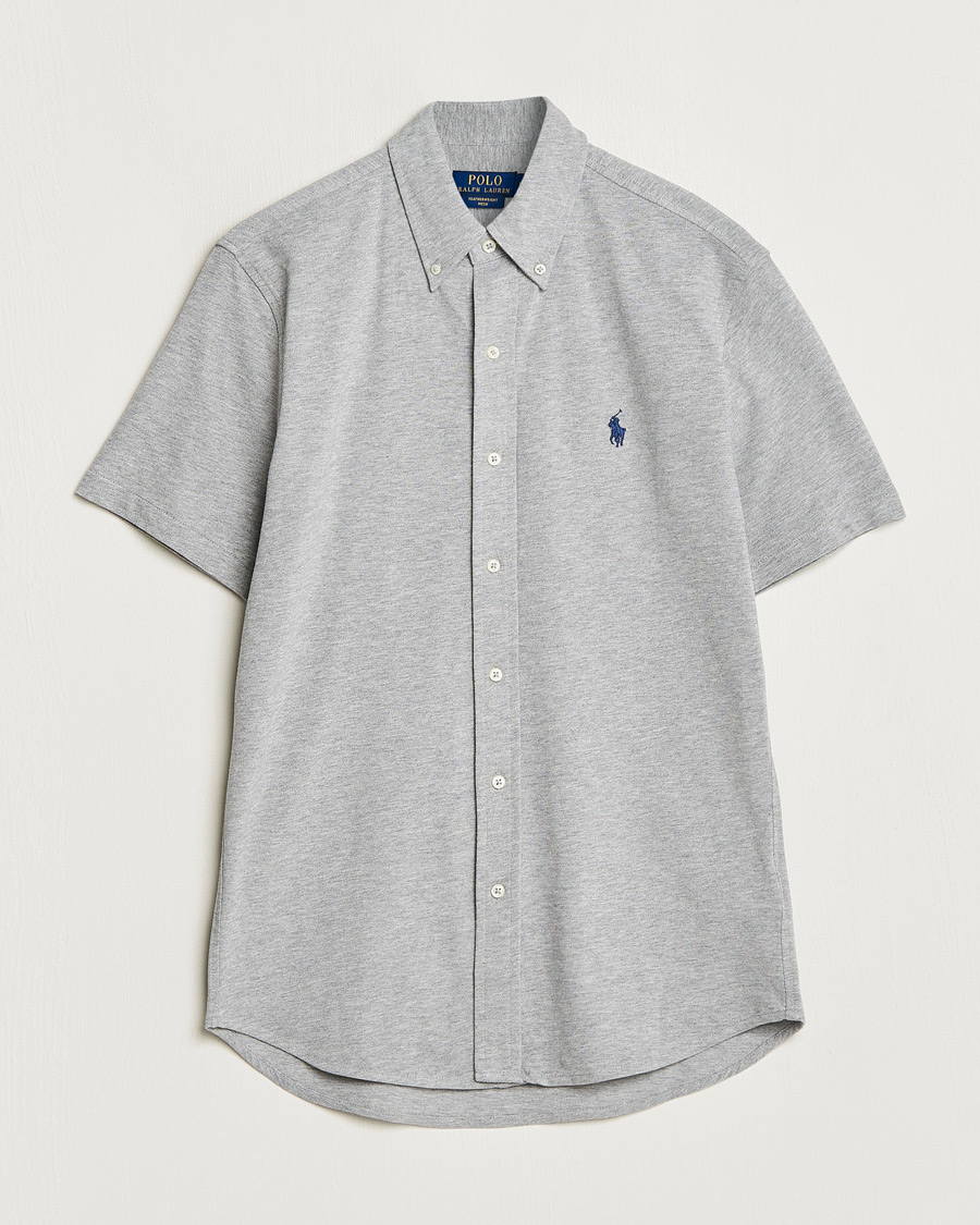 Herren | Hemden | Polo Ralph Lauren | Featherweight Mesh Short Sleeve Shirt Andover Heather