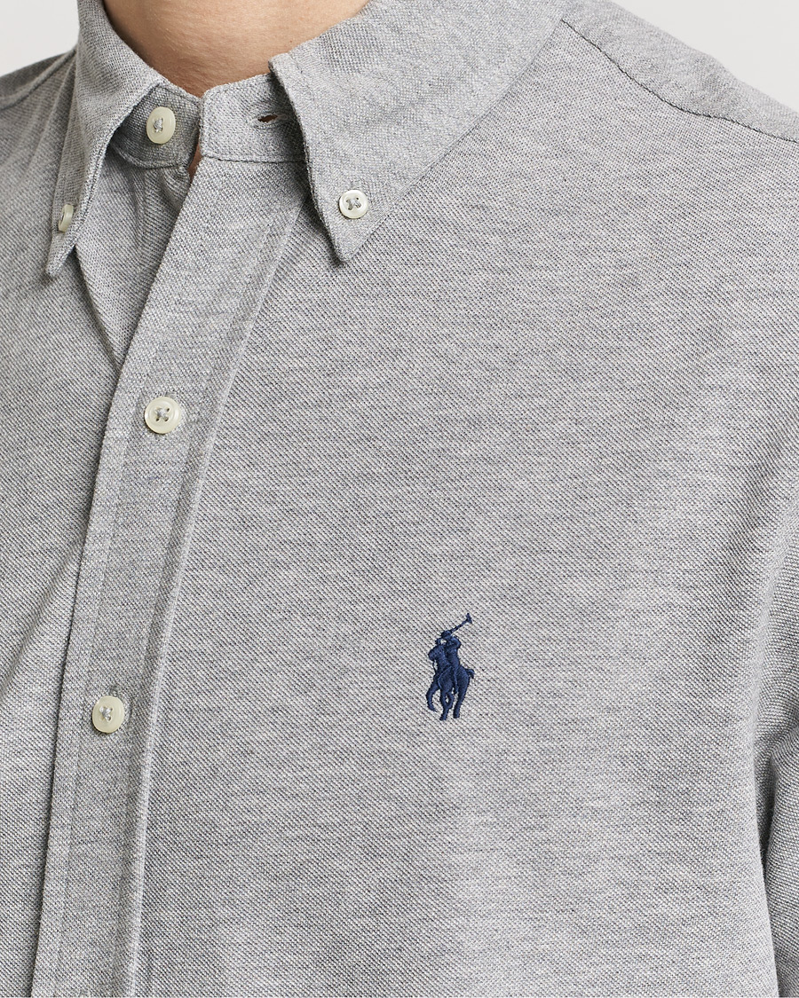 Herren | Hemden | Polo Ralph Lauren | Featherweight Mesh Short Sleeve Shirt Andover Heather