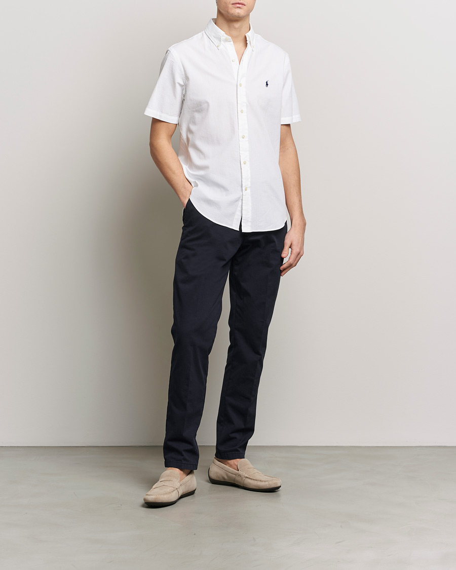 Herren | Hemden | Polo Ralph Lauren | Seersucker Short Sleeve Shirt White