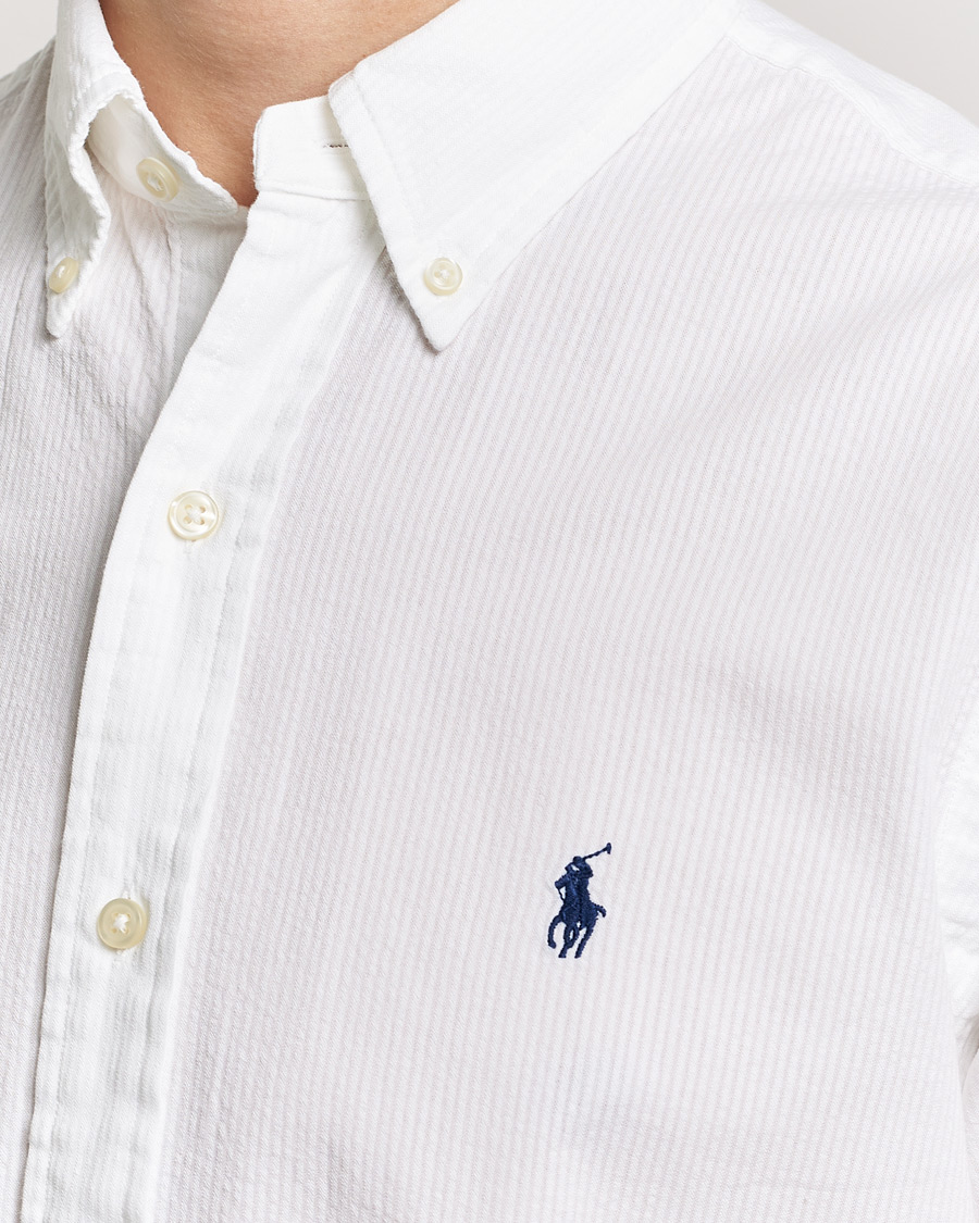 Herren | Hemden | Polo Ralph Lauren | Seersucker Short Sleeve Shirt White