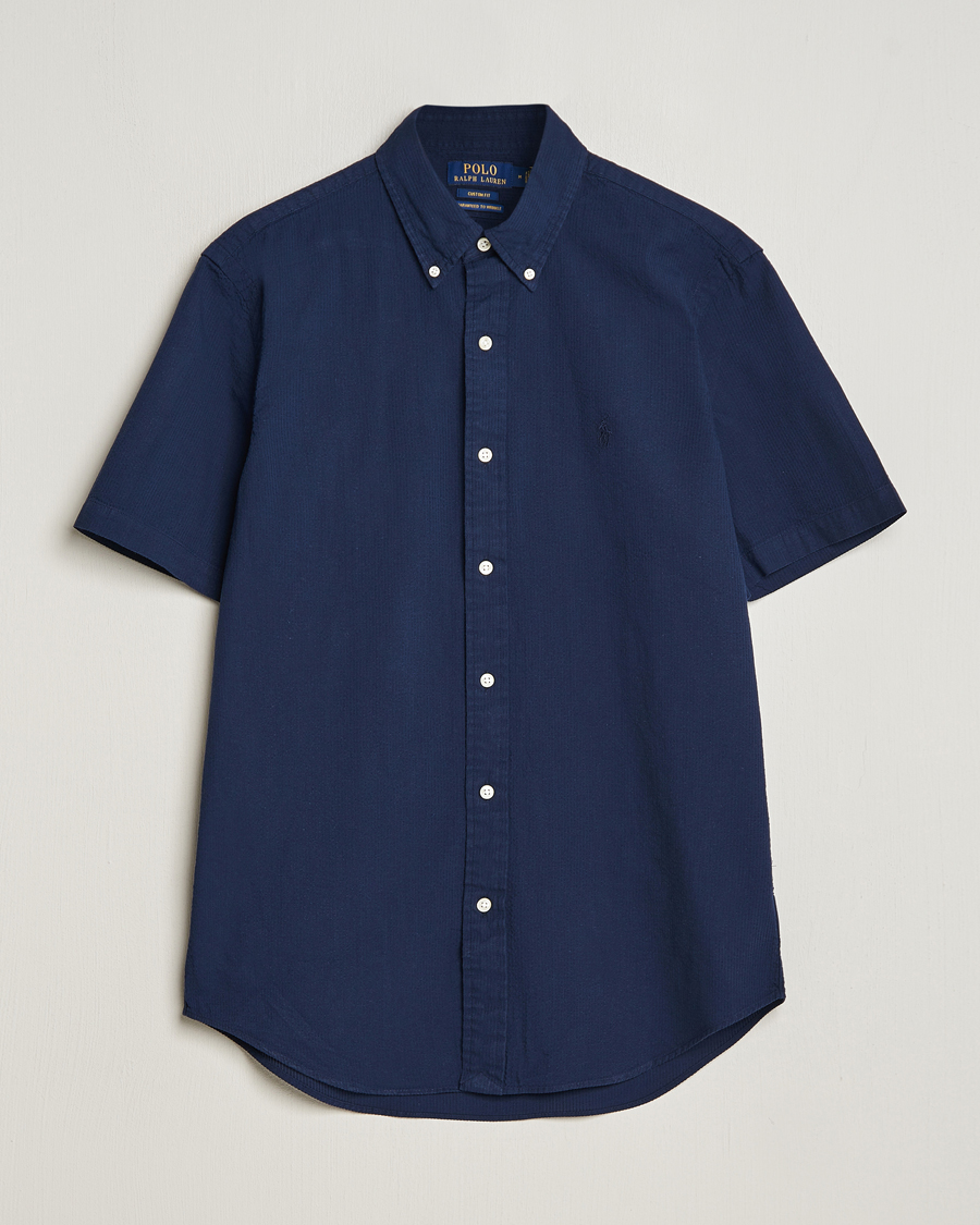 Herren | Hemden | Polo Ralph Lauren | Seersucker Short Sleeve Shirt Astoria Navy