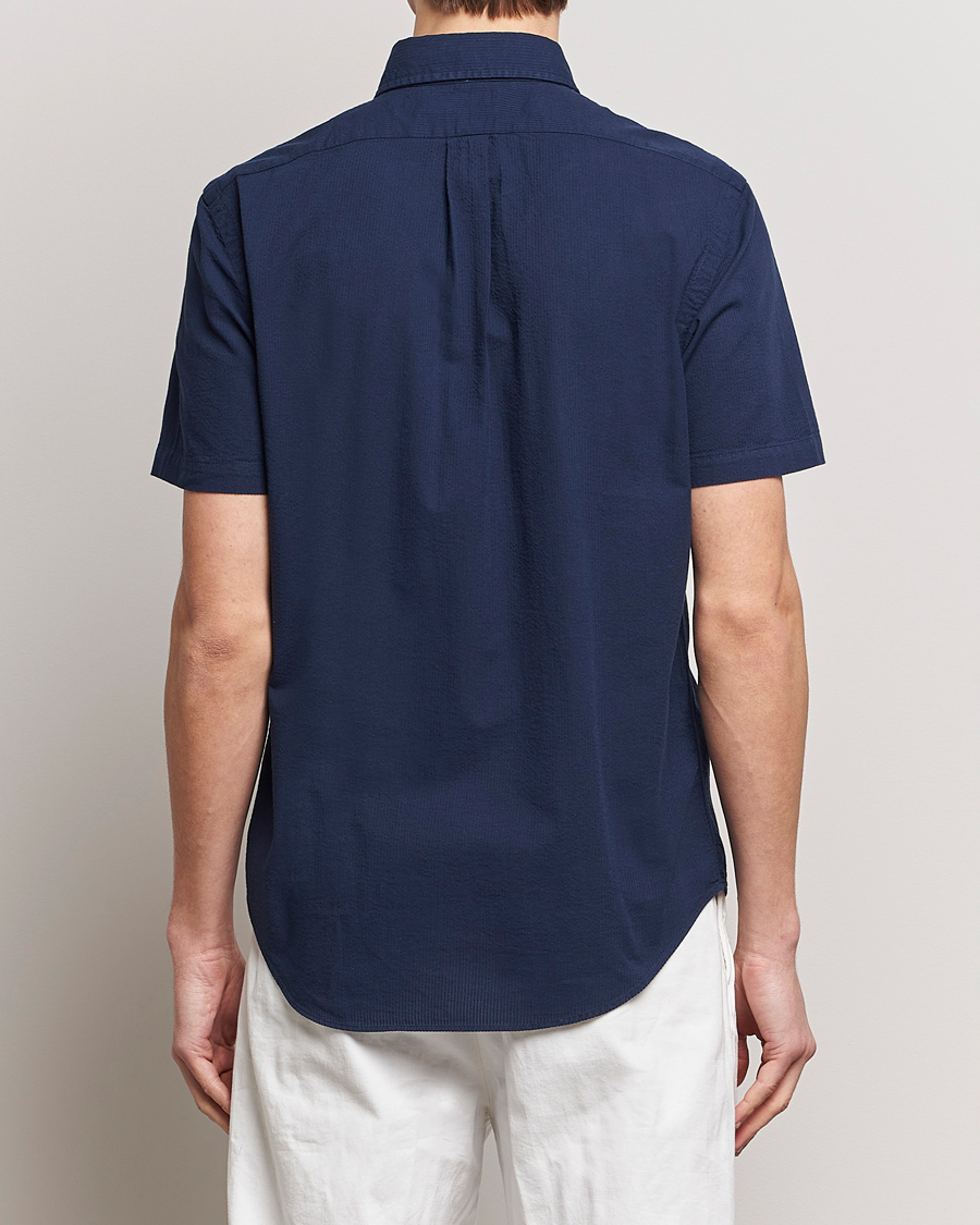 Herren | Hemden | Polo Ralph Lauren | Seersucker Short Sleeve Shirt Astoria Navy
