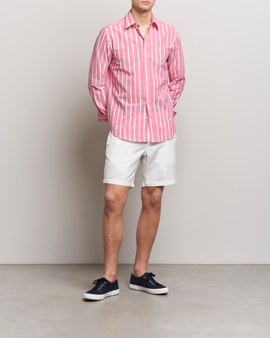 Herren | Shorts | Polo Ralph Lauren | Cotton/Linen Shorts White