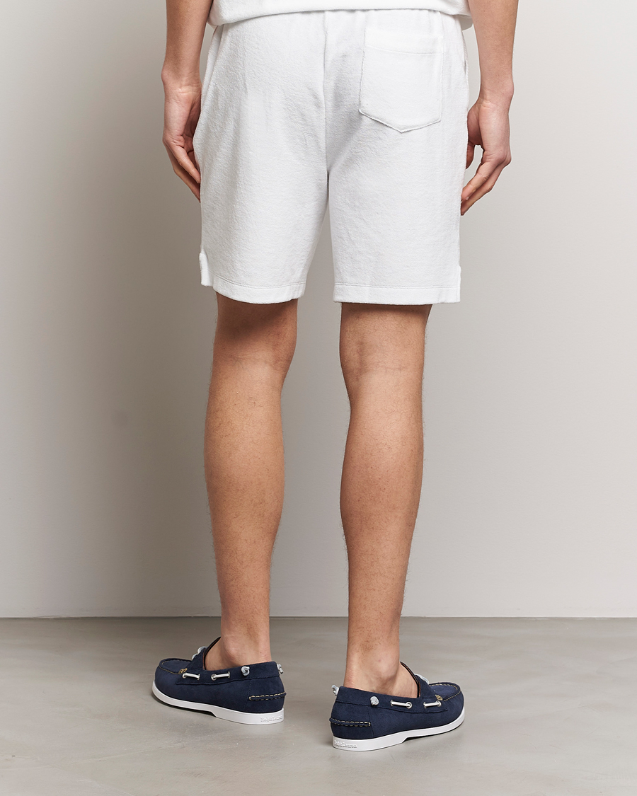 Herren | Shorts | Polo Ralph Lauren | Cotton Terry Drawstring Shorts White