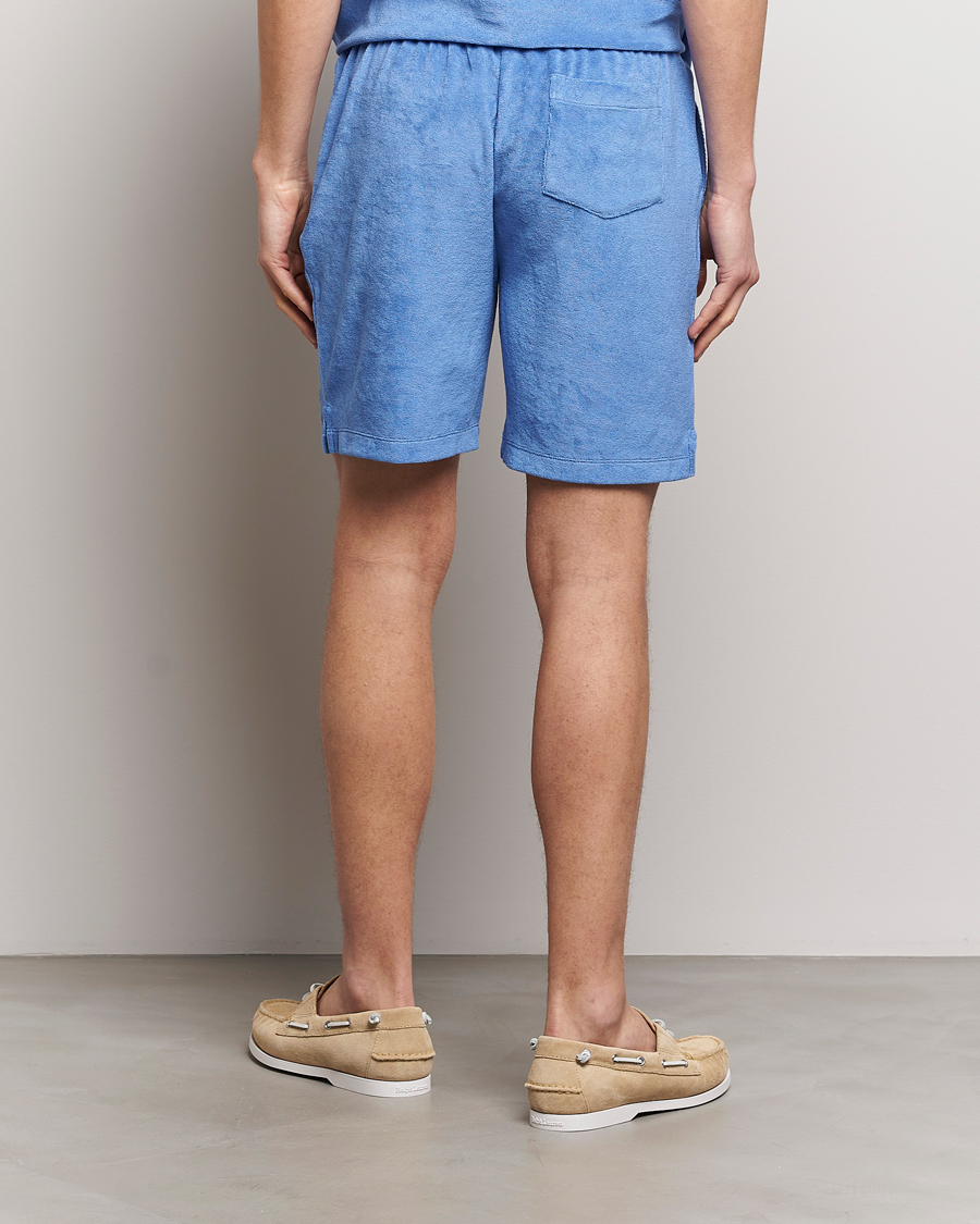 Herren | Shorts | Polo Ralph Lauren | Cotton Terry Drawstring Shorts Harbour Island Blue