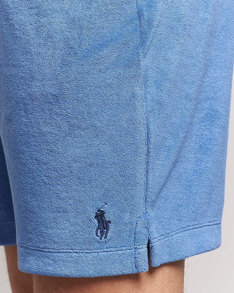 Herren | Shorts | Polo Ralph Lauren | Cotton Terry Drawstring Shorts Harbour Island Blue