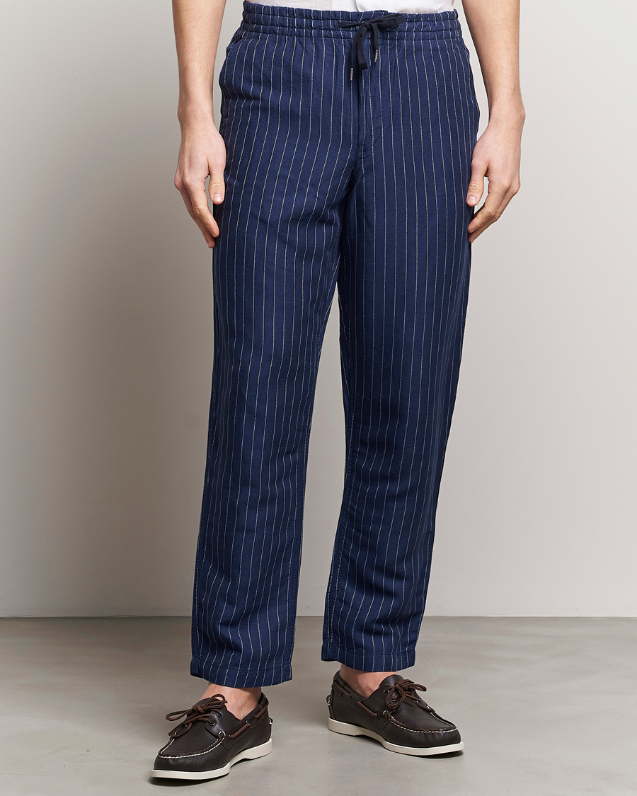 Herren | Kleidung | Polo Ralph Lauren | Prepster V2 Linen Trousers Navy