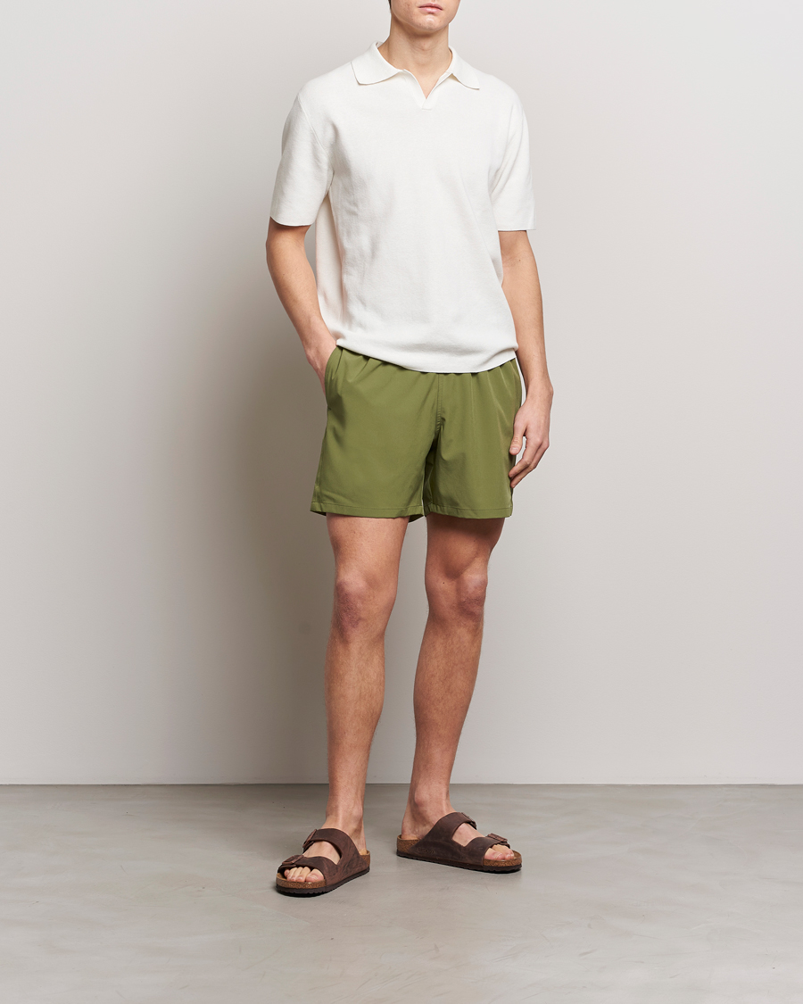 Herren | Badehosen | Polo Ralph Lauren | Recycled Traveler Boxer Swimshorts Tree Green