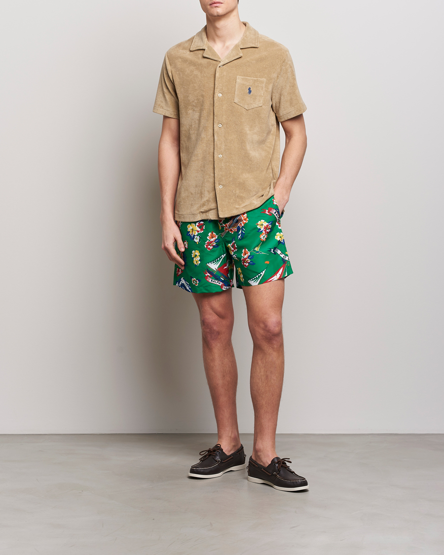 Herren | Badehosen | Polo Ralph Lauren | Recycled Traveler Printed Swimshorts Surfer Bear