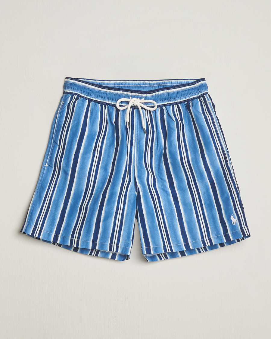 Herren | Badehosen | Polo Ralph Lauren | Recyceled Traveler Striped Swimshorts Saltwashed