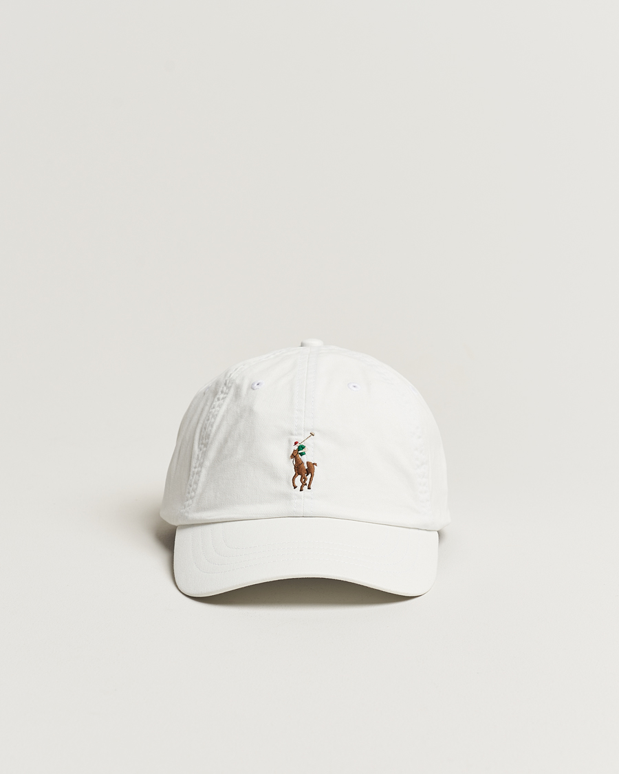 Herren | Polo Ralph Lauren Stretch Twill Cap Deckwash White | Polo Ralph Lauren | Stretch Twill Cap Deckwash White