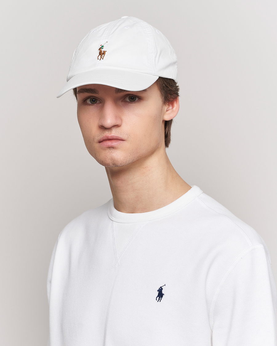 Herren | Polo Ralph Lauren Stretch Twill Cap Deckwash White | Polo Ralph Lauren | Stretch Twill Cap Deckwash White