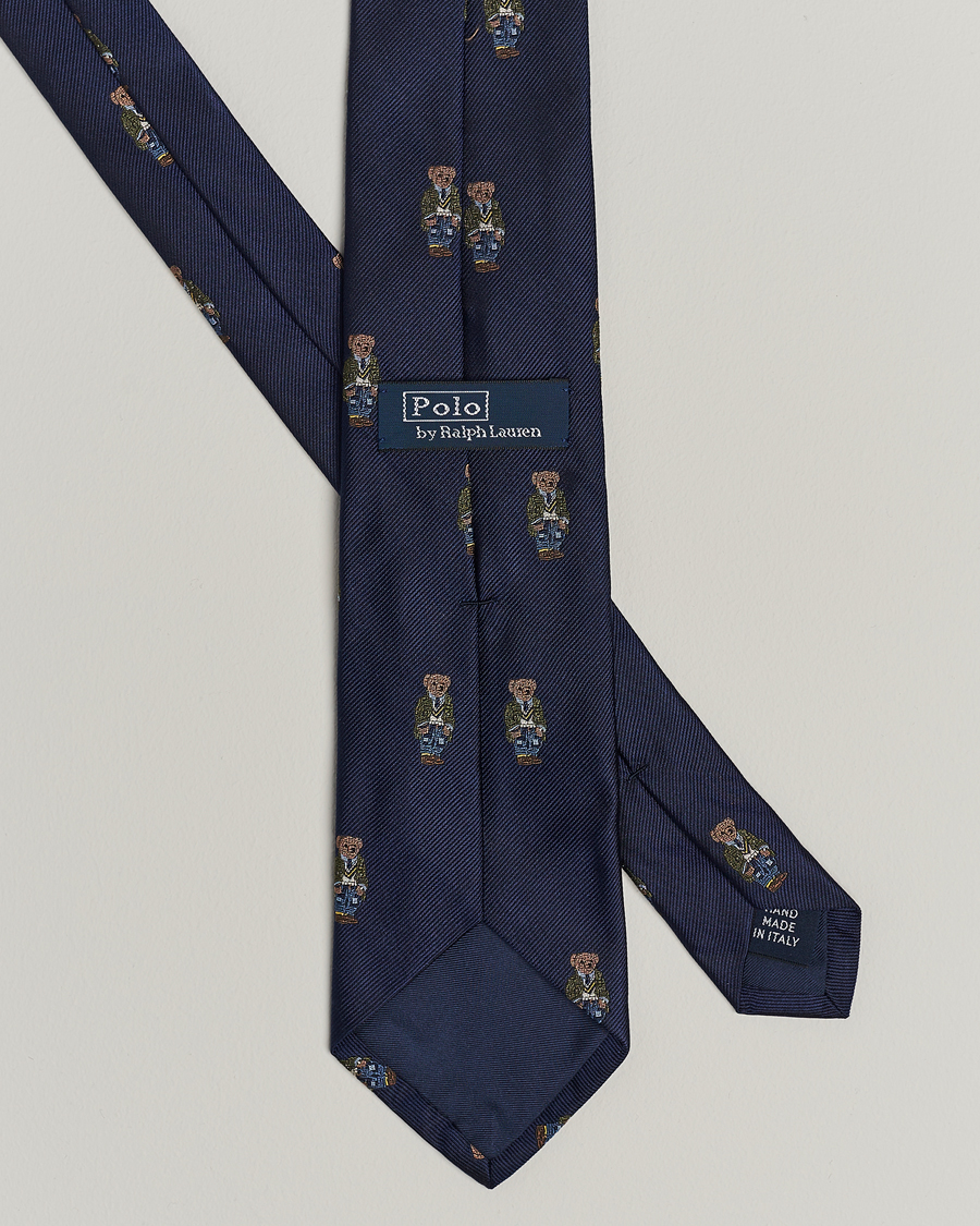 Herren | Polo Ralph Lauren Heritage Bear Tie Navy | Polo Ralph Lauren | Heritage Bear Tie Navy