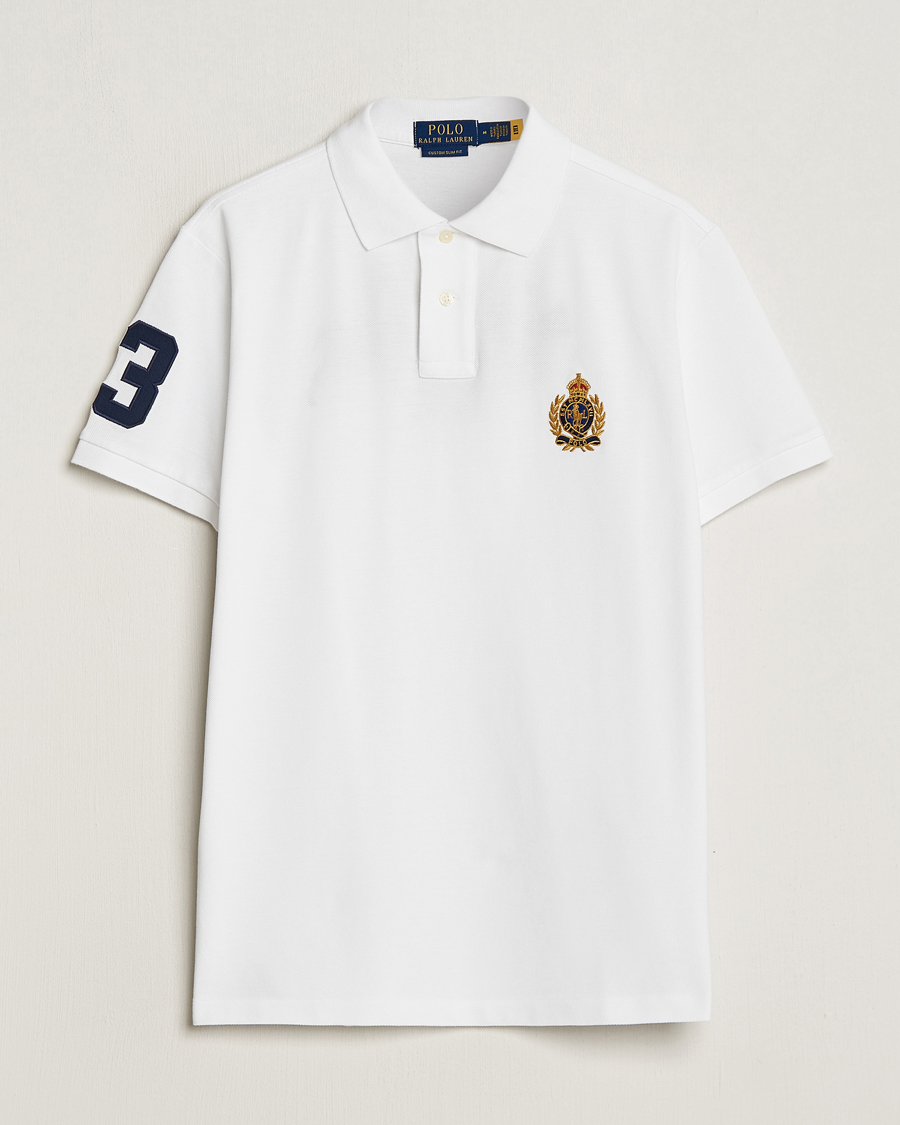 Herren | Poloshirts | Polo Ralph Lauren | Custom Slim Fit Match Club Polo White