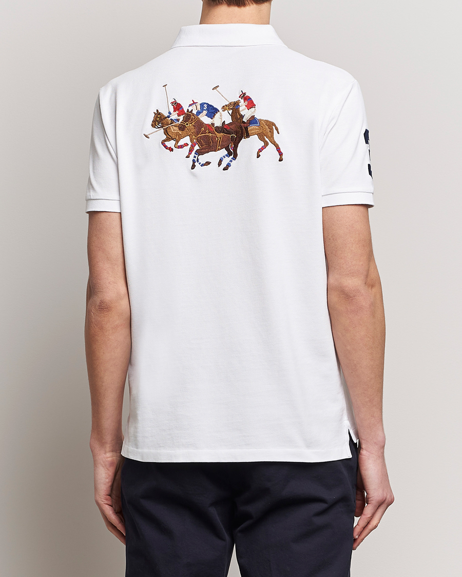 Herren | Poloshirts | Polo Ralph Lauren | Custom Slim Fit Match Club Polo White