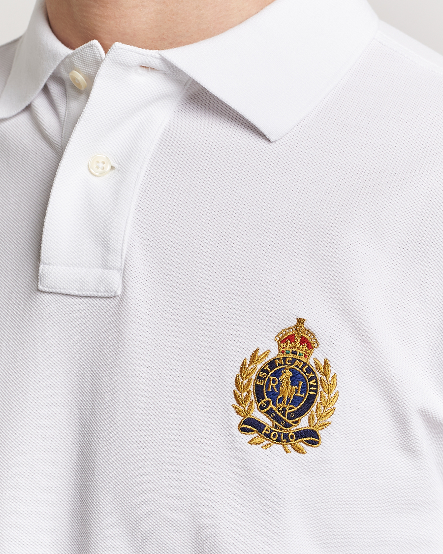 Herren | Poloshirts | Polo Ralph Lauren | Custom Slim Fit Match Club Polo White