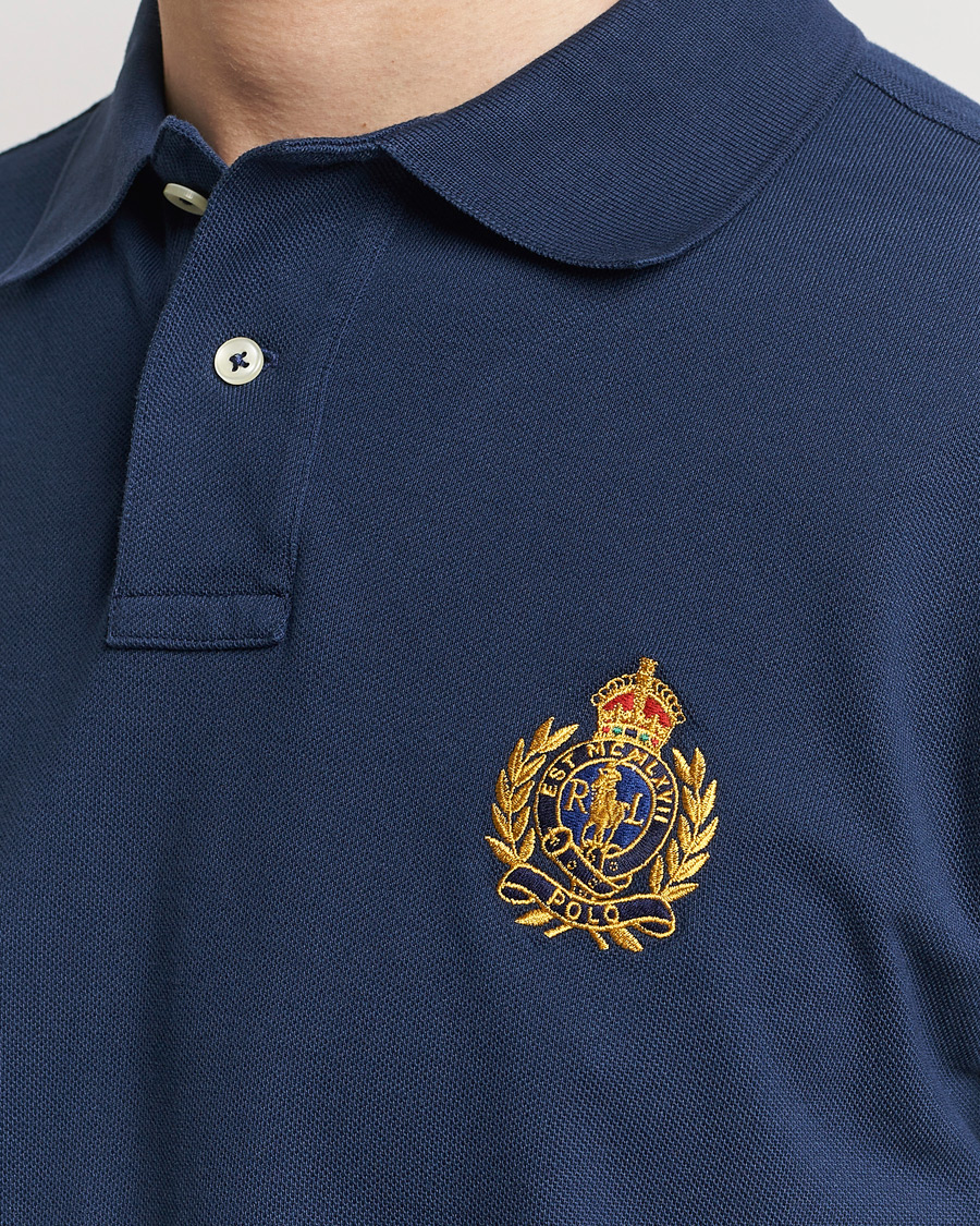 Herren | Poloshirts | Polo Ralph Lauren | Custom Slim Fit Match Club Polo Newport Navy