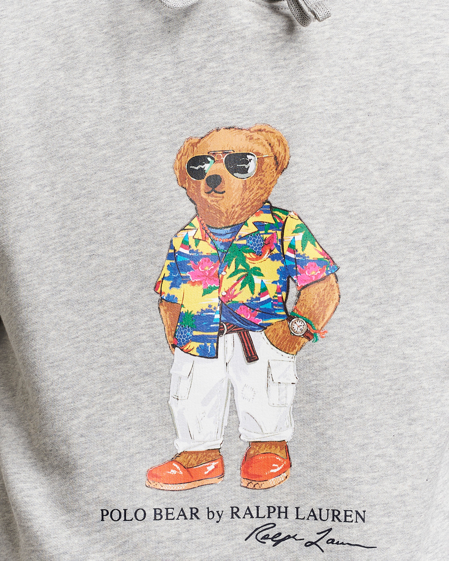 Herren | Pullover | Polo Ralph Lauren | Printed Beach Bear Hoodie Andover Heather