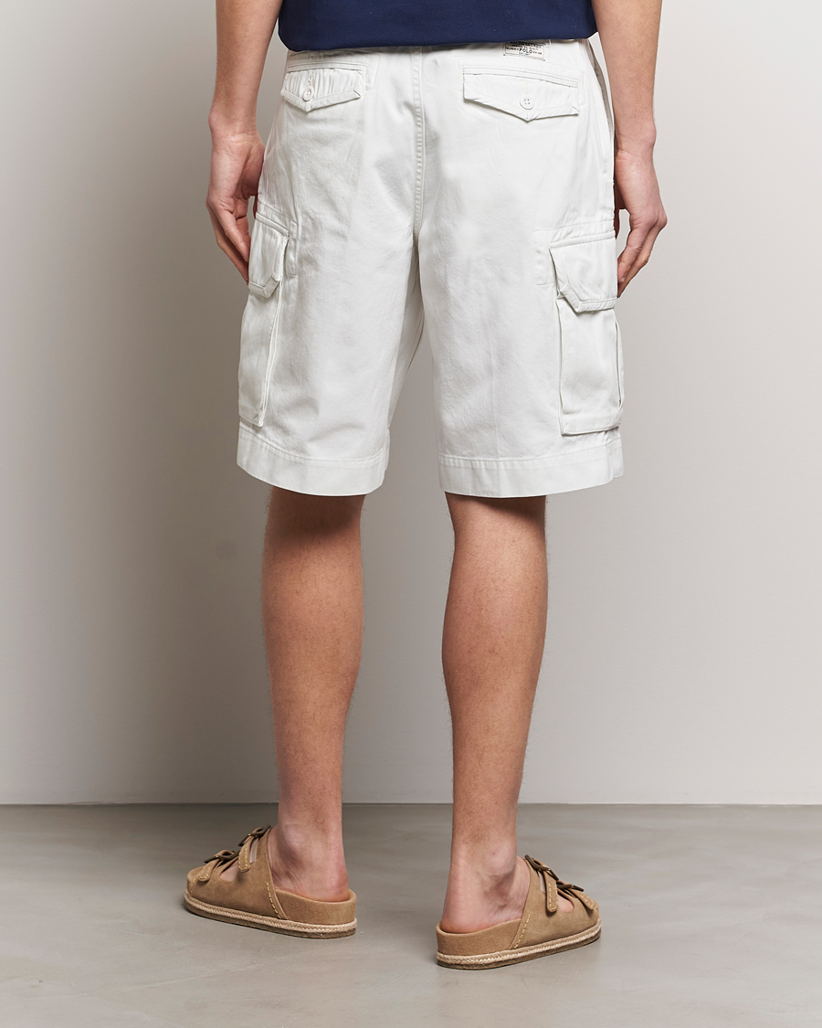 Herren | Shorts | Polo Ralph Lauren | Slub Twill Cargo Shorts Deckwash White