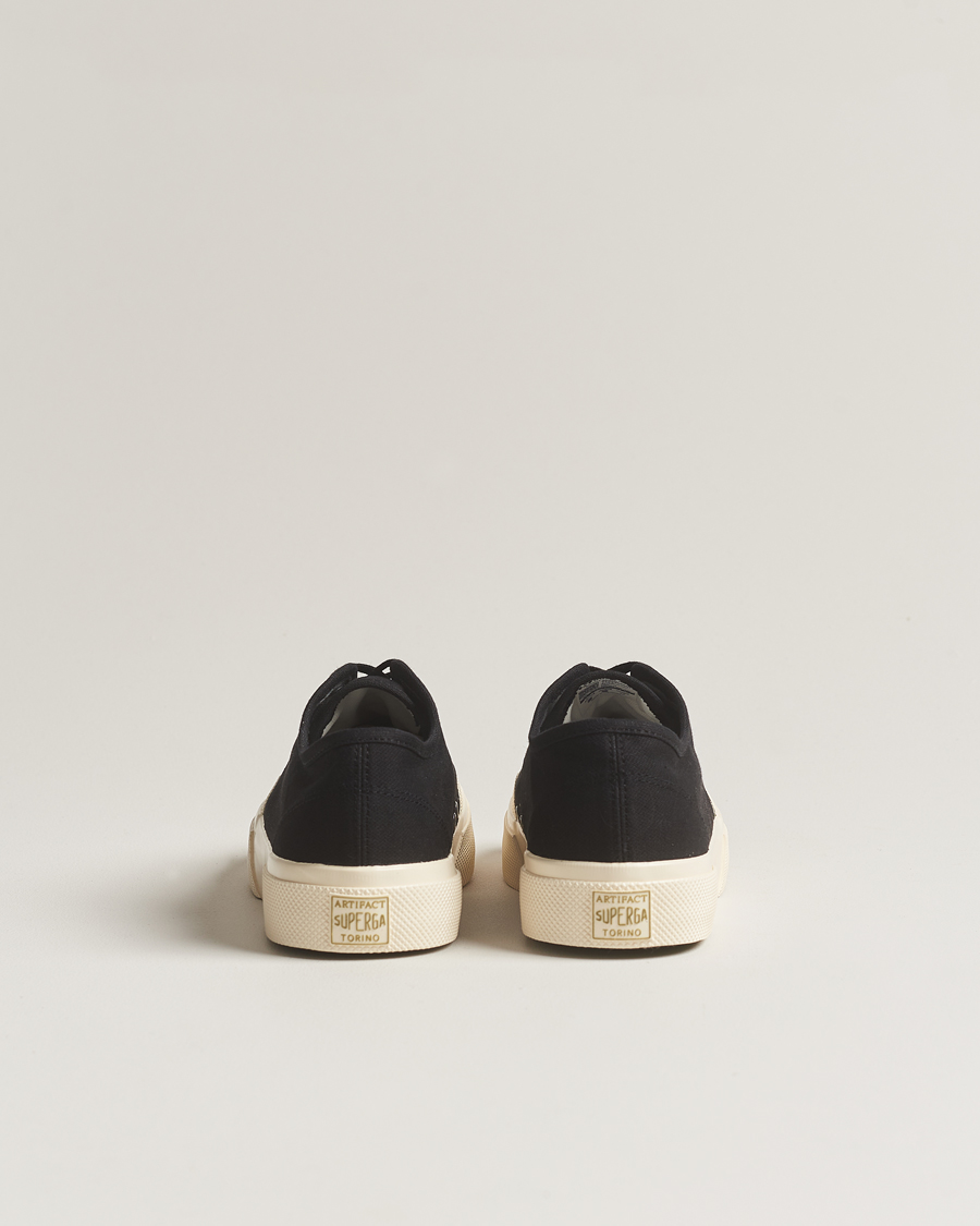 Herren | Superga Artifact 2432 Canvas Sneaker Black | Superga | Artifact 2432 Canvas Sneaker Black