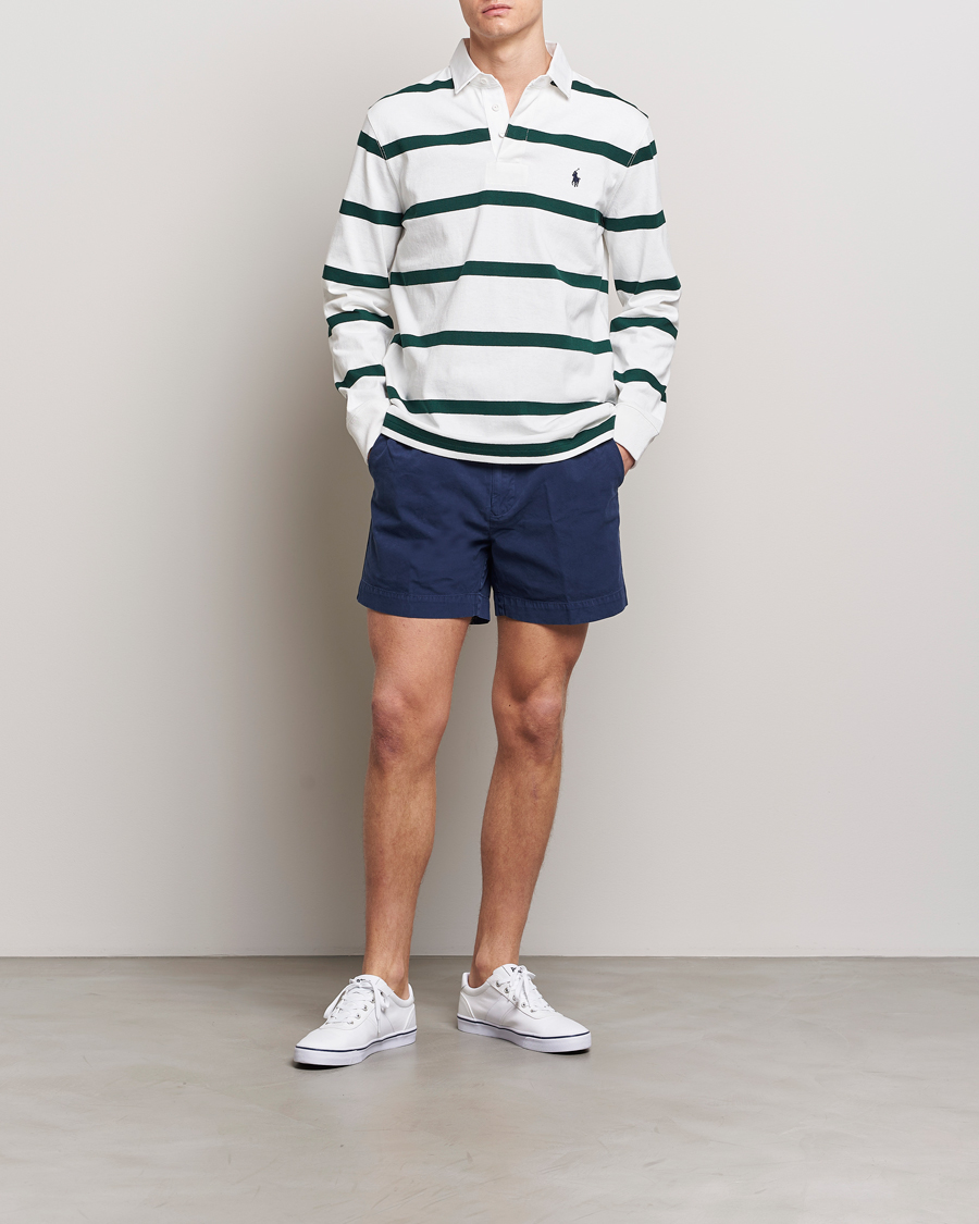 Herren | Pullover | Polo Ralph Lauren | Wimbledon Rugby Sweater White/Moss Agate